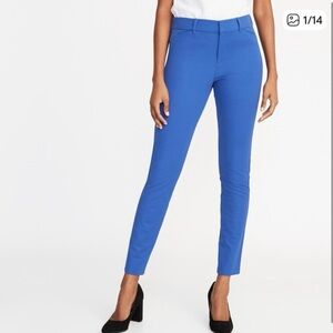 NWT Old Navy Blue Slim Fit Ankle Pants